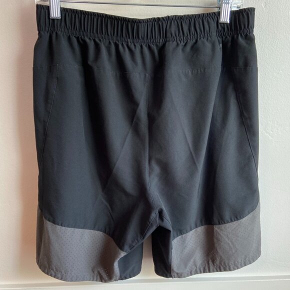 Nike Dri-Fit Black & Gray Athletic Shorts - Picture 2 of 6